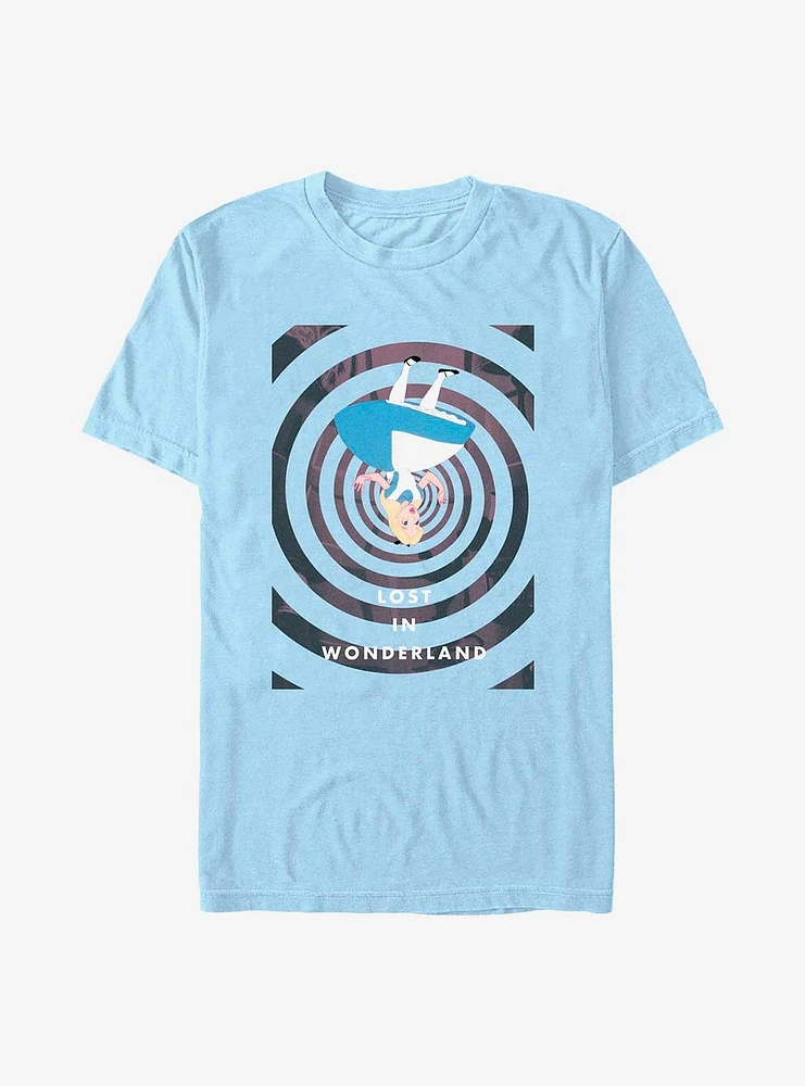 Disney Alice Wonderland Spiral Fall T-Shirt