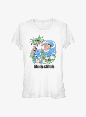 Disney Lilo & Stitch Beach Day Girls T-Shirt