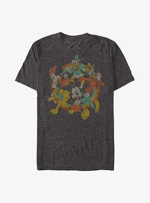 Disney Mickey Mouse Rainbow Runners T-Shirt