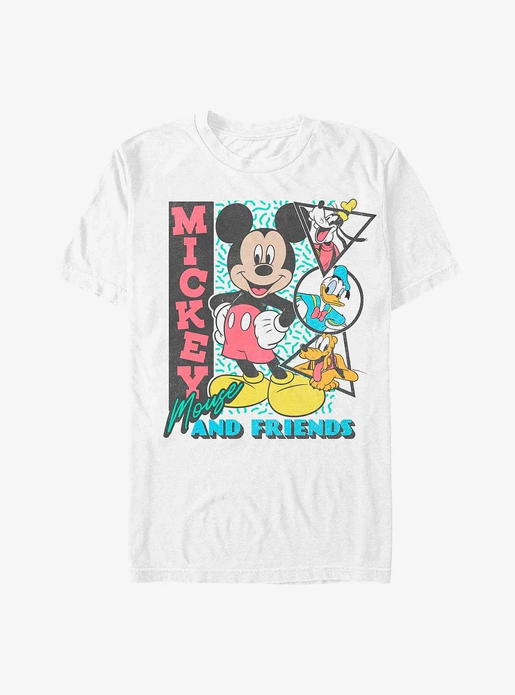 Disney Mickey Mouse & Friends Retro Shapes T-Shirt