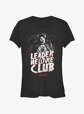 Stranger Things Day Eddie Munson Leader of Hellfire Club Girls T-Shirt