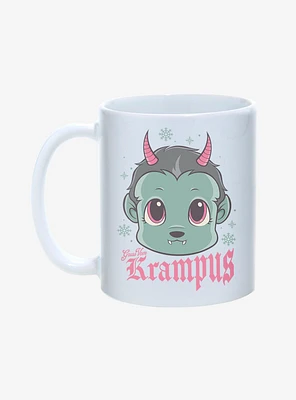 Krampus Chibi Holiday Greetings Mug 11oz