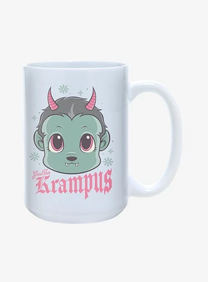 Krampus Chibi Holiday Greetings Mug 15oz