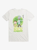 Rick And Morty Goo Splatter Logo T-Shirt