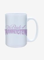 Universal Monsters The Bride of Frankenstein Logo Mug 15oz