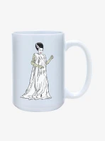 Universal Monsters The Bride of Frankenstein Portrait Mug 15oz