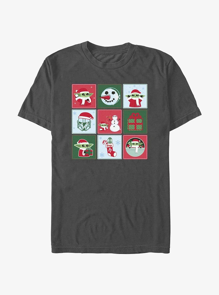 Star Wars The Mandalorian Grogu Festivities T-Shirt