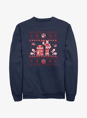 Star Wars Droid Ugly Christmas Sweatshirt