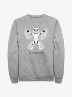 Star Wars Storm Trooper Snow Angel Sweatshirt