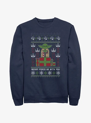 Star Wars Yoda Ugly Christmas Sweatshirt