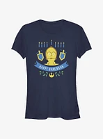 Star Wars C-3P0 Hanukkah Girls T-Shirt