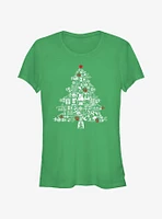 Star Wars Christmas Tree Fill Girls T-Shirt