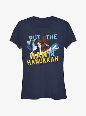 Star Wars Han Hanukkah Girls T-Shirt