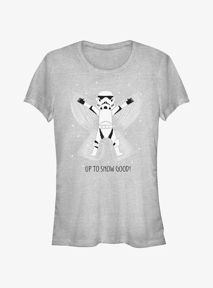 Star Wars Storm Trooper Snow Angel Girls T-Shirt