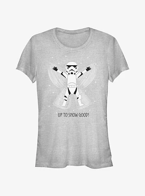 Star Wars Storm Trooper Snow Angel Girls T-Shirt