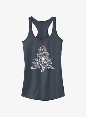 Star Wars Christmas Tree Fill Girls Tank