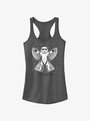 Star Wars Storm Trooper Snow Angel Girls Tank