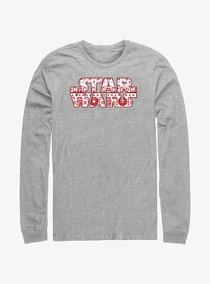 Star Wars Festive Fill Logo Long-Sleeve T-Shirt
