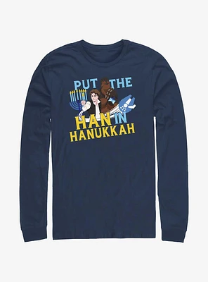 Star Wars Han Hanukkah Long-Sleeve T-Shirt