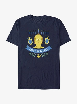 Star Wars C-3P0 Hanukkah T-Shirt