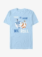 Star Wars Droid Dreidels R2-D2 and BB-8 T-Shirt