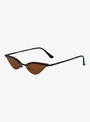 Brown Leaf Sunglasses