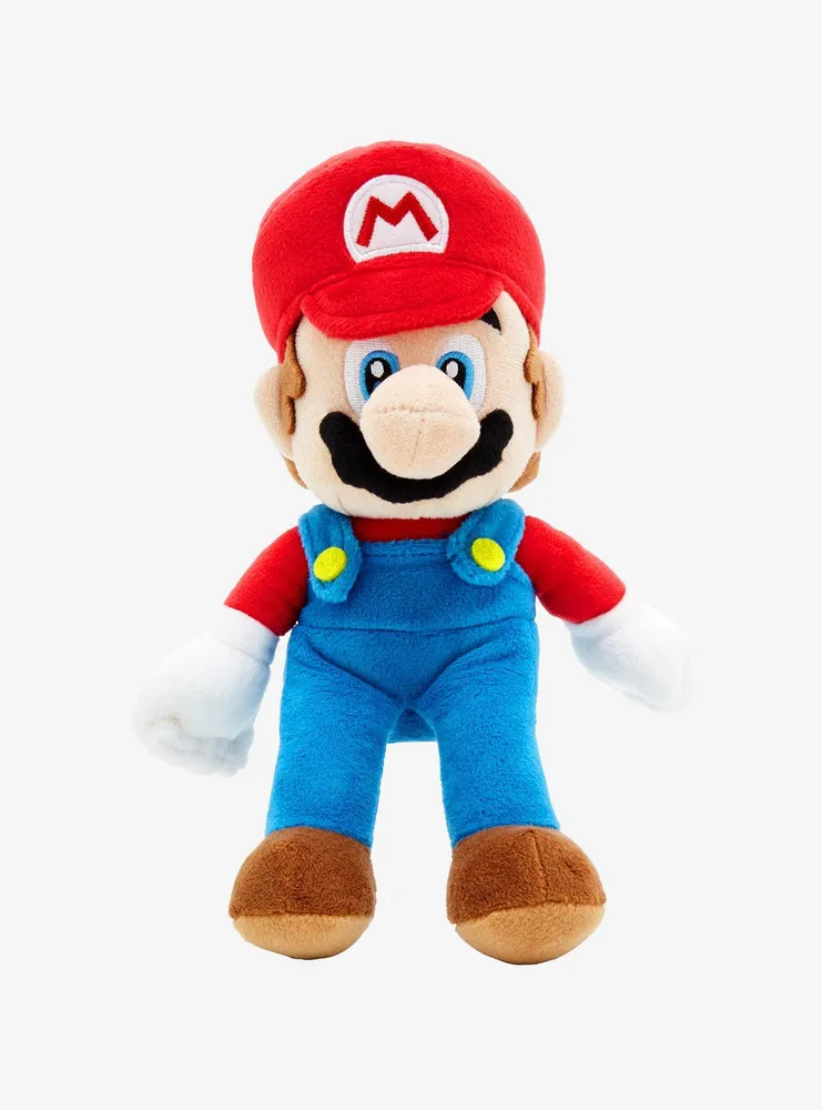 Nintendo Super Mario Bros. Mario Sitting 10 Inch Plush 