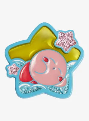 Nintendo Kirby Dreamland Stained Glass Sleeping Kirby Enamel Pin - BoxLunch Exclusive