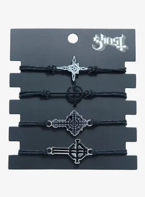 Ghost Logo Cord Bracelet Set