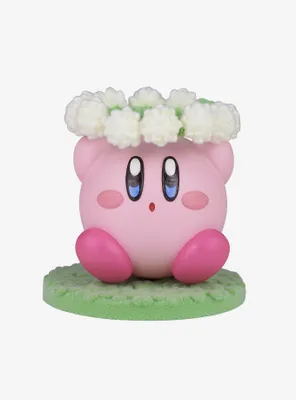 Banpresto Nintendo Kirby Fluffy Puffy Mine Play in the Flowers Kirby (Ver. B) Figure