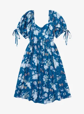 Disney Cinderella Floral Icons Allover Print Dress - BoxLunch Exclusive