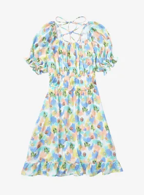 Disney Tangled Watercolor Icons Smock Dress - BoxLunch Exclusive