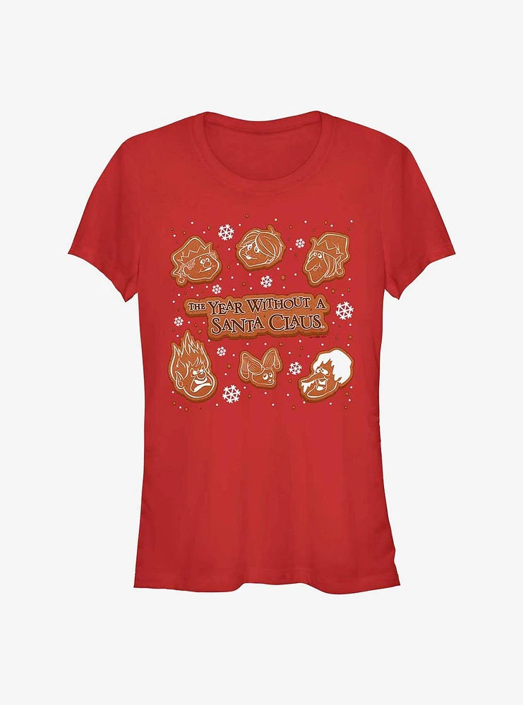 The Year Without A Santa Claus Gingerbread Squad Girls T-Shirt