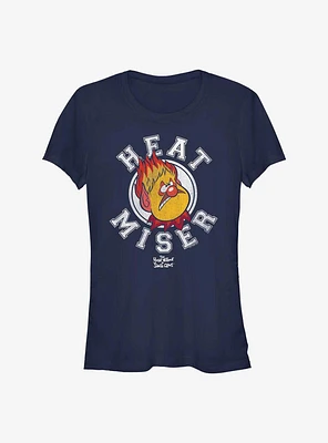 The Year Without A Santa Claus Heat Miser Badge Girls T-Shirt