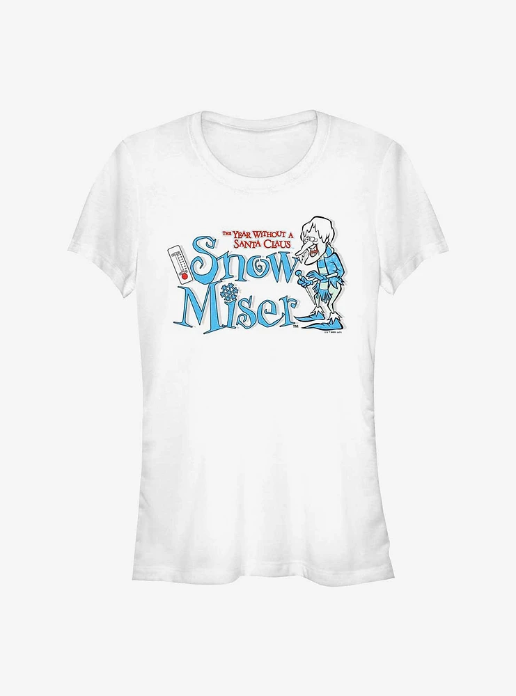 The Year Without A Santa Claus Snow Miser Logo Girls T-Shirt