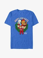 The Year Without A Santa Claus Happy Holidays Wreath T-Shirt