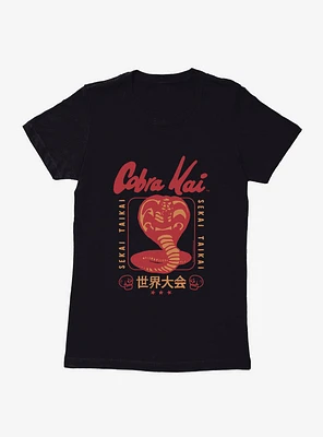 Cobra Kai Sekai Taikai Tournament Logo Womens T-Shirt
