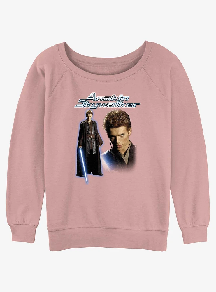 Star Wars Anakin Lightsaber Girls Slouchy Sweatshirt