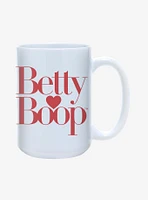 Betty Boop Red Logo Mug 15oz