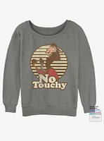 Disney The Emperor's New Groove Kuzco No Touchy Girls Slouchy Sweatshirt