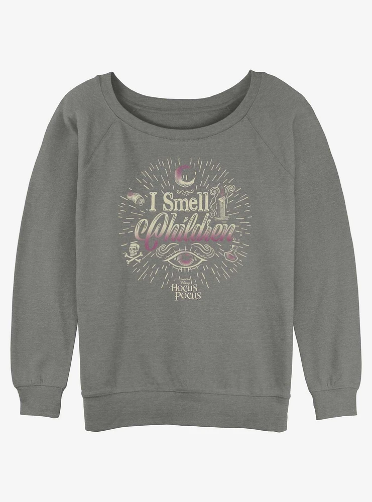 Disney Hocus Pocus Smelly Children Girls Slouchy Sweatshirt