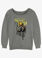 Disney Kingdom Hearts Greetings From Halloween Town Girls Slouchy Sweatshirt