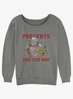 Star Wars The Mandalorian Presents Are Way Girls Slouchy Sweatshirt