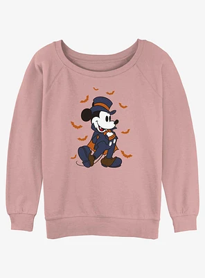 Disney Mickey Mouse Vampire Mickey Girls Slouchy Sweatshirt