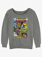 Marvel Spider-Man Sinister Six Comic Girls Slouchy Sweatshirt