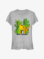 MTV Cacti Galore Logo Girls T-Shirt