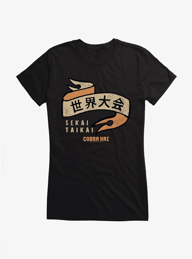Cobra Kai Sekai Taikai Girls T-Shirt