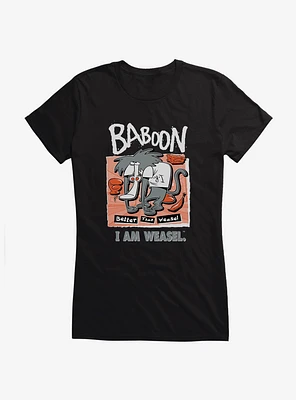I Am Weasel Baboon Girls T-Shirt