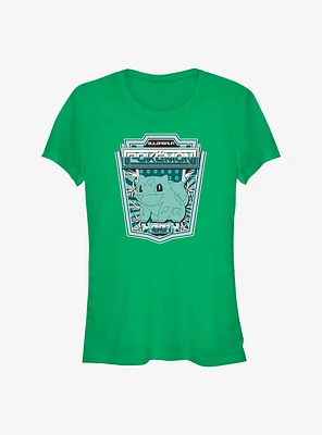 Pokemon Bulbasaur Badge Girls T-Shirt