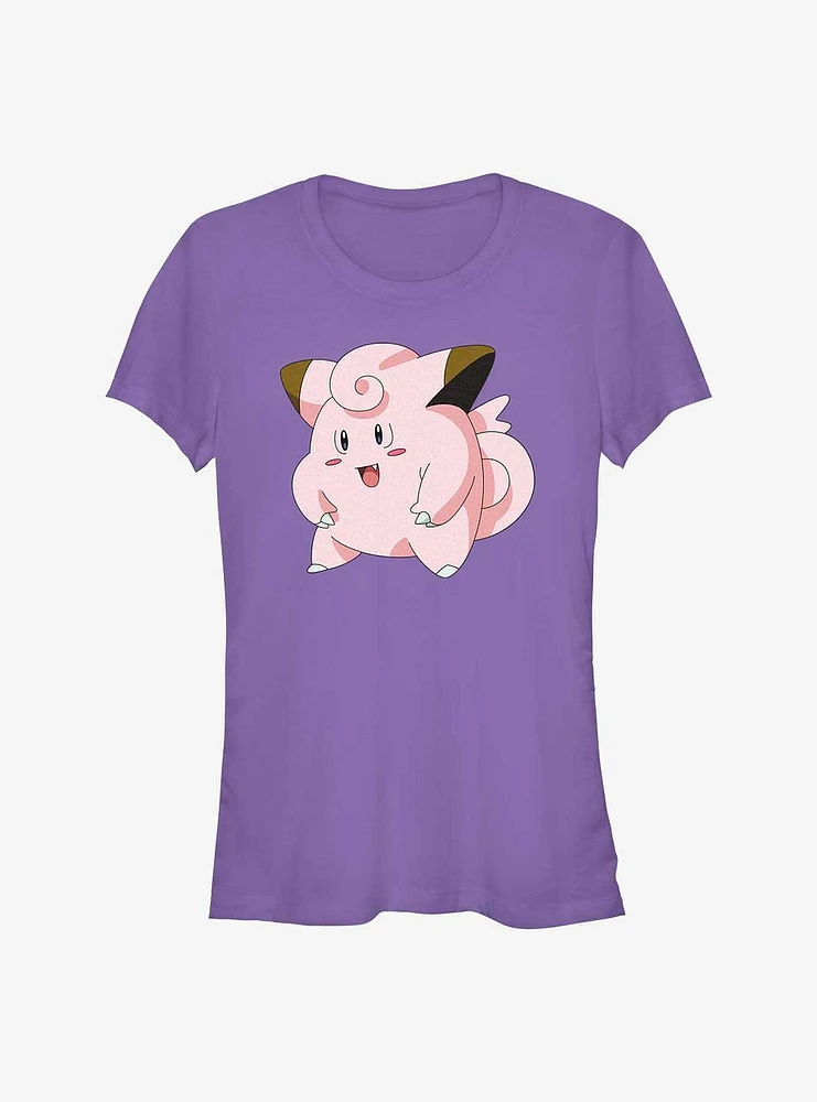 Pokemon Clefairy Pose Girls T-Shirt